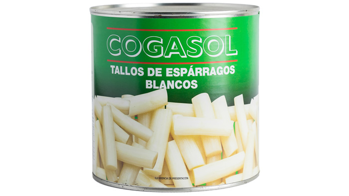 ESPARRAGOS BLANCOS TALLOS COGASOL 3 KG