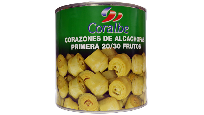 ALCACHOFA ENTERA 20/30 CORALBE 3 KG