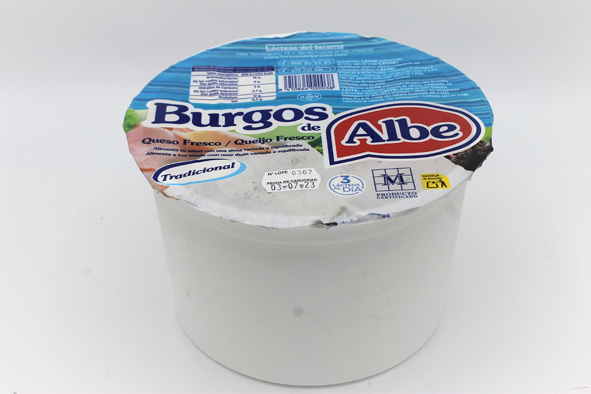 QUESO FRESCO BURGOS ALBE 1,8 Kg