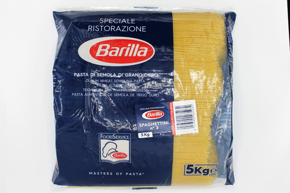 PASTA BARILLA SPAGUETTINI BOLSA 5 K.