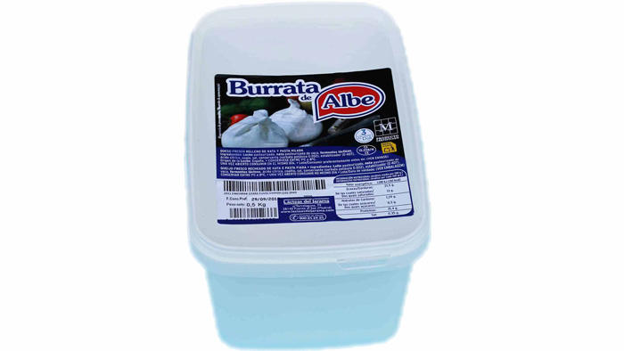 QUESO BURRATA FRESCA ALBE 4X125G T/500GR