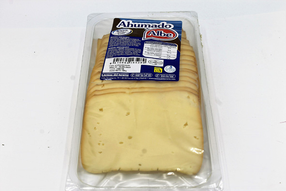 QUESO CHEDDAR AHUMADO LONCHA 500Gr.