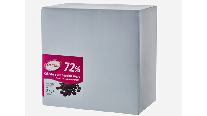 COBERTURA CHOCO NEGRO CÉMOI 72% 5 Kg