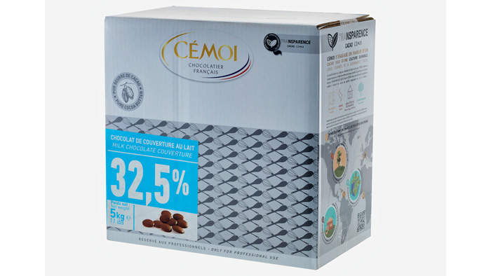 COBERTURA CHOCO+LECHE CÉMOI 32,5% 5 Kg