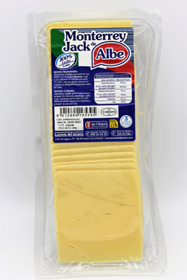 QUESO MONTERREY JACK ALBE LONCHA 400 GR